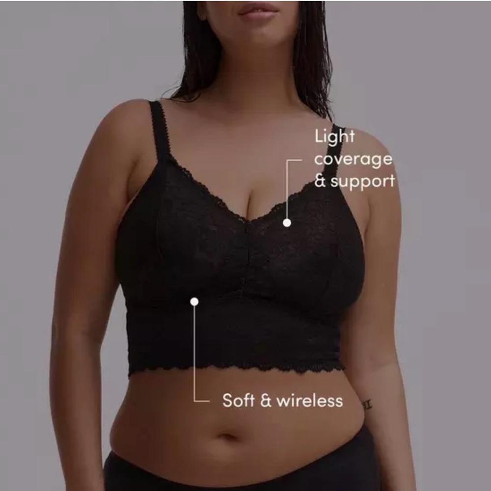 Five Torrid Unlined Lace Bralette-All Size 3 - Picture 4 of 6